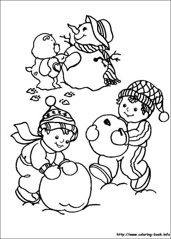 The Care Bears coloring picture